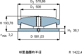 SKF353124 A軸承圖紙
