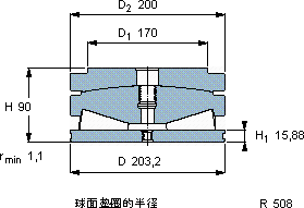 SKF353108 AU軸承圖紙