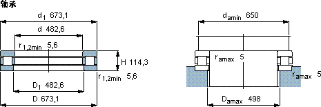 SKF475619軸承圖紙