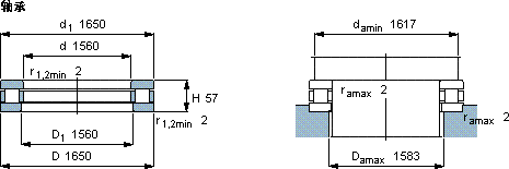 SKFBGSB 358395/HA1軸承圖紙