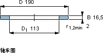 SKFGS 89322軸承圖紙