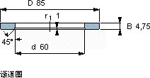 SKFLS 6085軸承圖紙