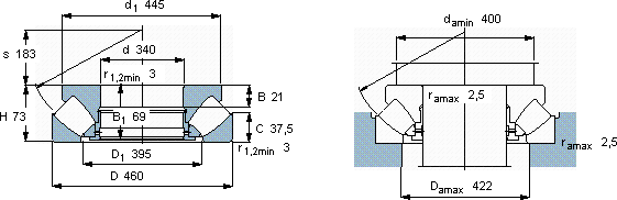 SKF29268軸承圖紙
