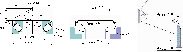 SKF29332 E *軸承圖紙
