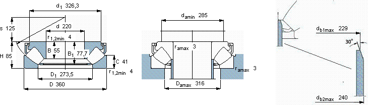 SKF29344 E *軸承圖紙