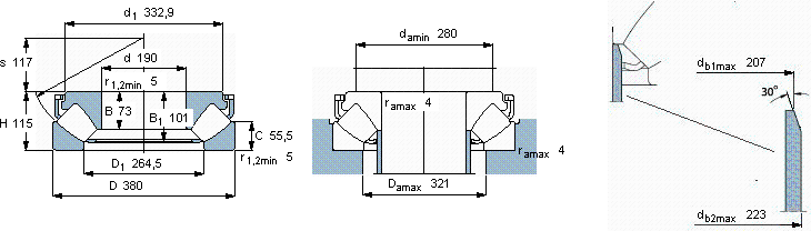 SKF29438 E *軸承圖紙