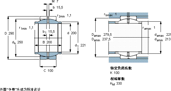 SKFGEG 200 ES軸承圖紙