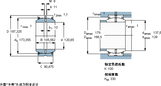SKFGEZ 412 ES-2RS軸承圖紙