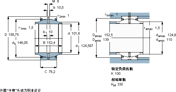 SKFGEZM 400 ES-2RS軸承圖紙