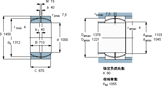 SKFGEP 1000 FS軸承圖紙