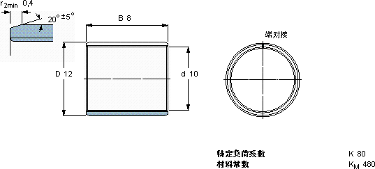SKFPCM 101208 B軸承圖紙