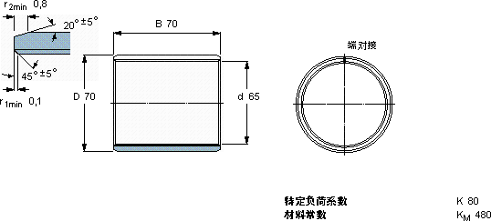 SKFPCM 657070 B軸承圖紙