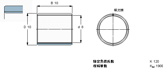 SKFPCM 081010 M軸承圖紙