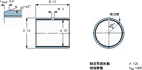 SKFPCM 101212 M軸承圖紙