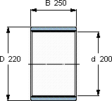 SKFPWM 200220250軸承圖紙