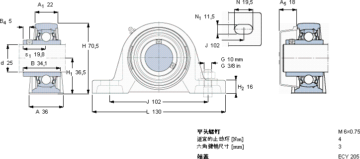 SKFSY 25 TR軸承圖紙