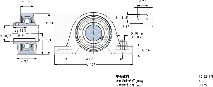 SKFSY 3/4 TF/VA228軸承圖紙