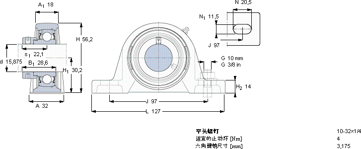SKFSY 5/8 FM軸承圖紙