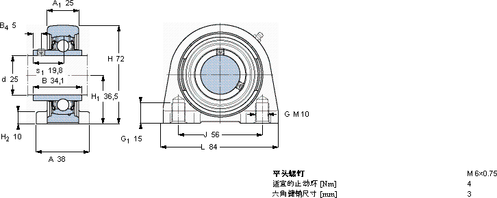 SKFSYFJ 25 TF軸承圖紙