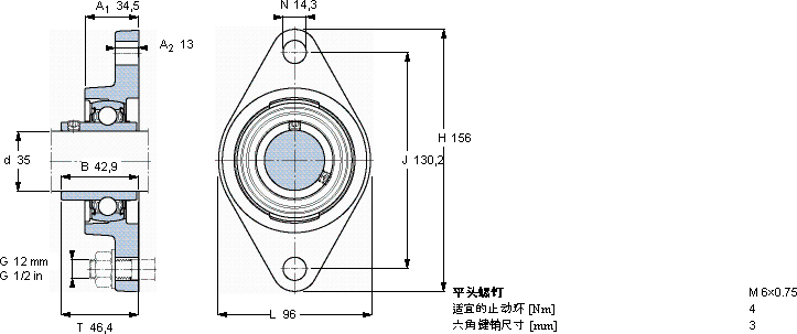 SKFFYT 35 TF/VA201軸承圖紙