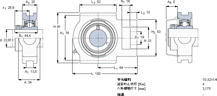 SKFTU 15/16 WF軸承圖紙
