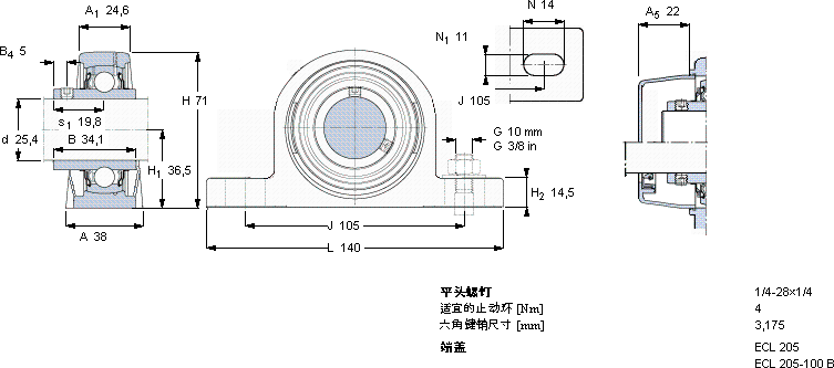 SKFSYL 1. TH軸承圖紙