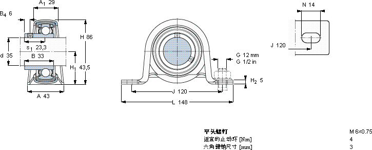 SKFP 80 R-35 RM軸承圖紙