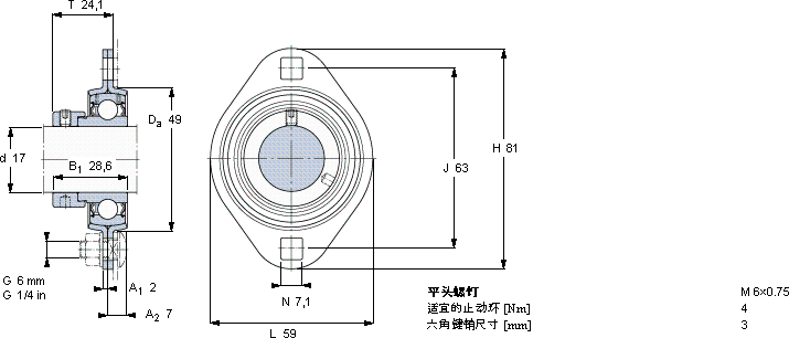 SKFPFT 17 FM軸承圖紙