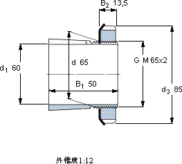 SKFH 313軸承圖紙