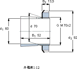 SKFH 314軸承圖紙