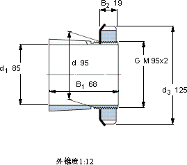 SKFH 319軸承圖紙