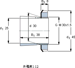 SKFH 2306軸承圖紙