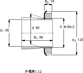 SKFH 2318軸承圖紙