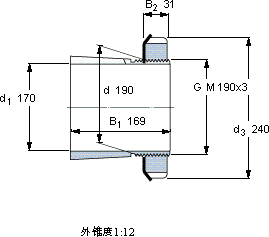 SKFH 2338軸承圖紙
