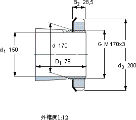 SKFH 3934軸承圖紙