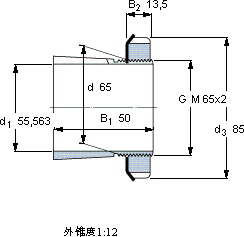 SKFHA 313軸承圖紙