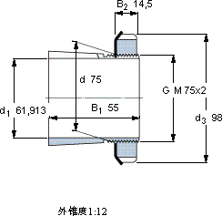 SKFHA 315軸承圖紙