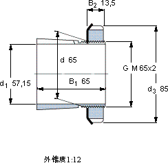 SKFHE 2313軸承圖紙