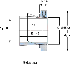 SKFH 311 E軸承圖紙
