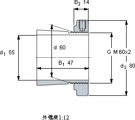 SKFH 312 E軸承圖紙