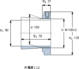 SKFH 3120 E軸承圖紙