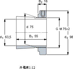 SKFHE 315 E軸承圖紙