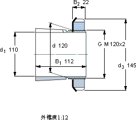SKFH 2324 L軸承圖紙
