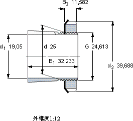 SKFSNW 5x3/4軸承圖紙