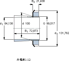 SKFSNW 20x3.5/16軸承圖紙