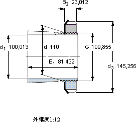 SKFSNW 22x3.15/16軸承圖紙