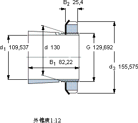 SKFSNW 3026x4.5/16軸承圖紙