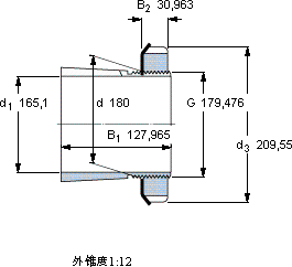 SKFSNW 3136x6.1/2軸承圖紙