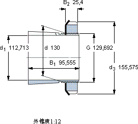 SKFSNW 3126x4.7/16軸承圖紙