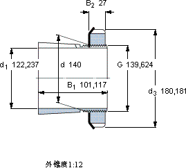 SKFSNW 28x4.13/16軸承圖紙